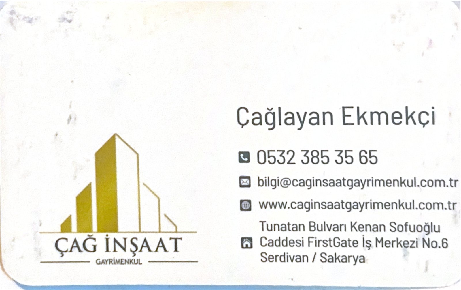 Çağ İnşaat Gayrimenkul (Çağlayan Ekmekçi) logosu
